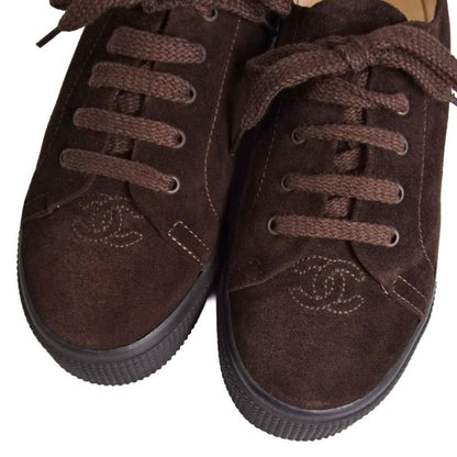 Chanel Vintage Sneakers Low Cut CC Logo