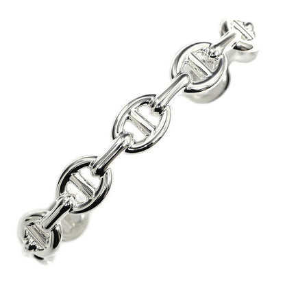 Hermes Bangle Chaine D'ancre Enchainee ST Silver Bracelet
