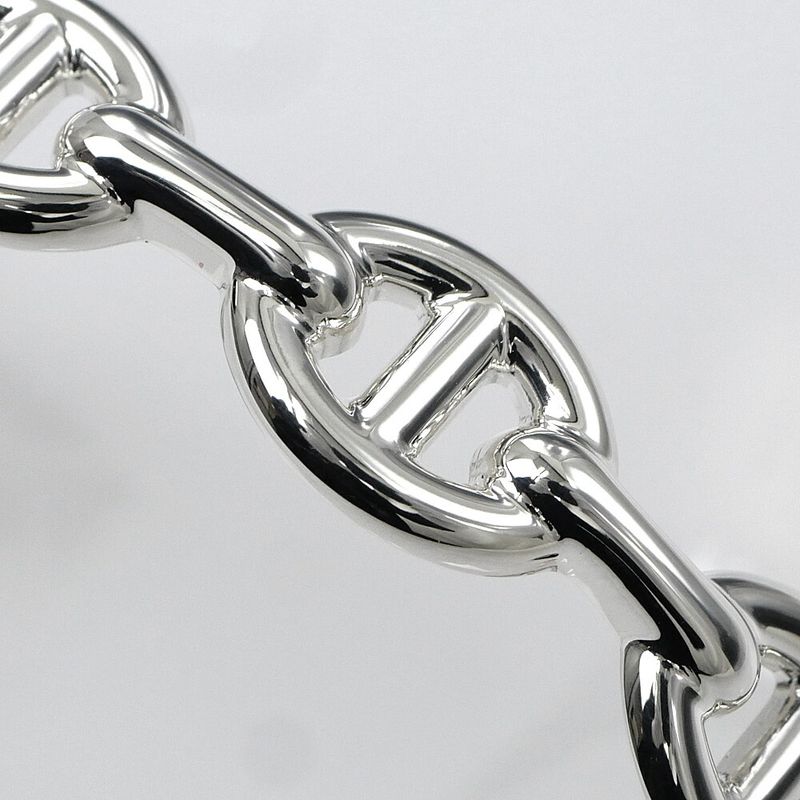 Hermes Bangle Chaine D'ancre Enchainee ST Silver Bracelet