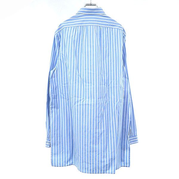 Gucci Striped Pullover Long Shirt Blue 44 Sweater