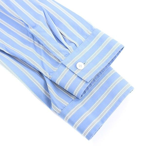 Gucci Striped Pullover Long Shirt Blue 44 Sweater