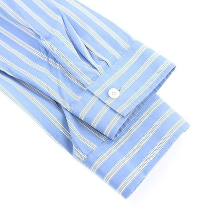 Gucci Striped Pullover Long Shirt Blue 44 Sweater