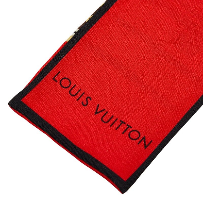 Louis Vuitton Monogram Bandeau Trunk Beige Multicolor Silk