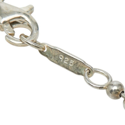 Tiffany & Co Atlas Plate Ball Chain Pendant Necklace Silver