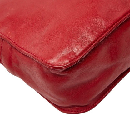 Loewe Anagram Red Leather Bag