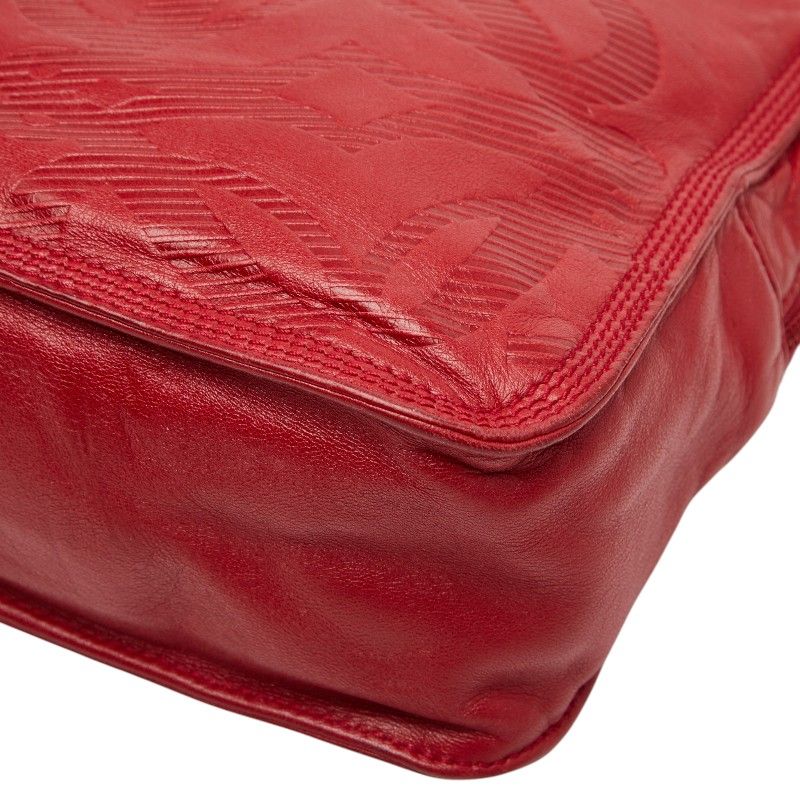 Loewe Anagram Red Leather Bag