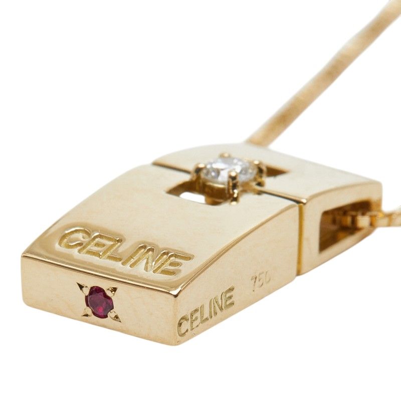 Celine Pendant Necklace 18k Yellow Gold