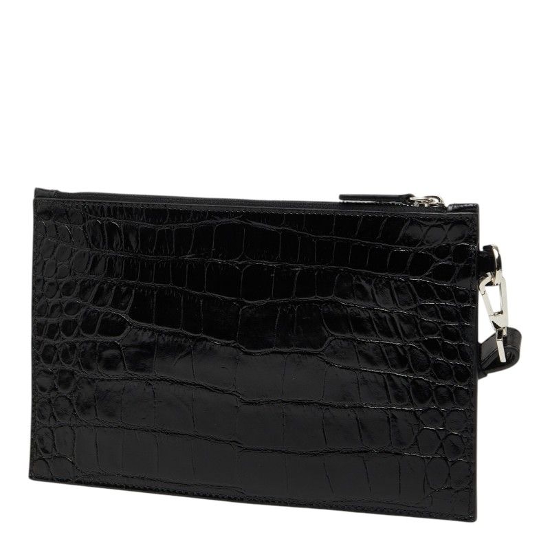 Versace Medusa Bigi Croco Clutch