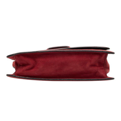 Loewe Barcelona 2-Way Shoulder Bag Red Suede