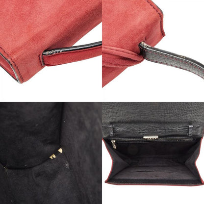 Loewe Barcelona 2-Way Shoulder Bag Red Suede