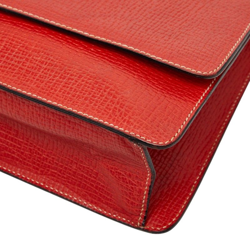 Loewe Barcelona 2-Way Shoulder Bag Red Leather