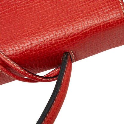 Loewe Barcelona 2-Way Shoulder Bag Red Leather