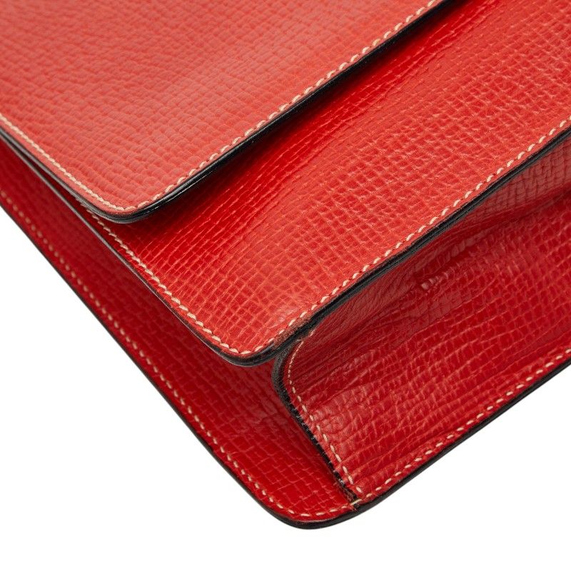 Loewe Barcelona 2-Way Shoulder Bag Red Leather