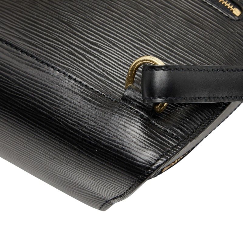 Louis Vuitton Epi Mabillon Backpack Noir Black Leather