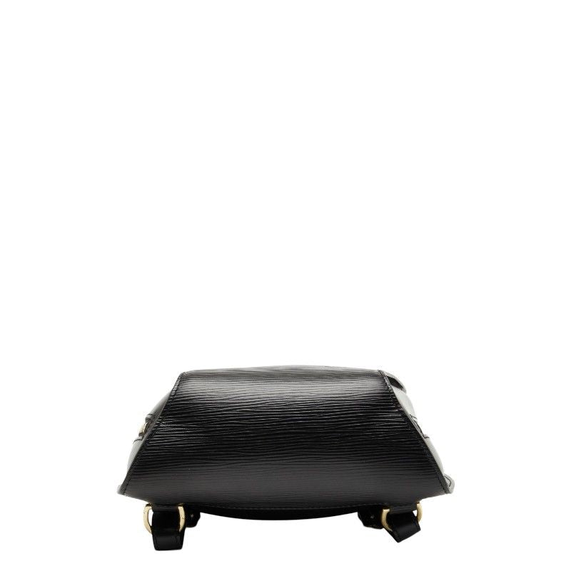 Louis Vuitton Epi Mabillon Backpack Noir Black Leather