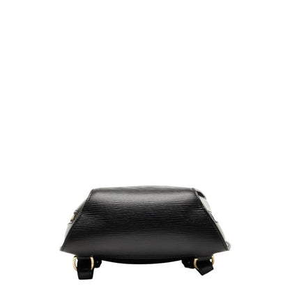 Louis Vuitton Epi Mabillon Backpack Noir Black Leather
