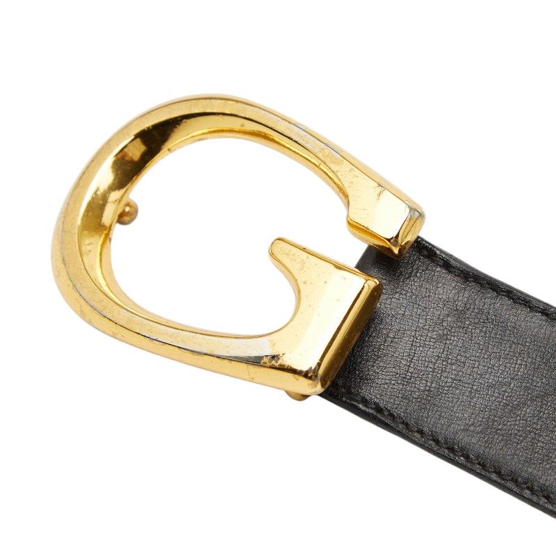 Gucci Vintage Belt 30 Black Leather