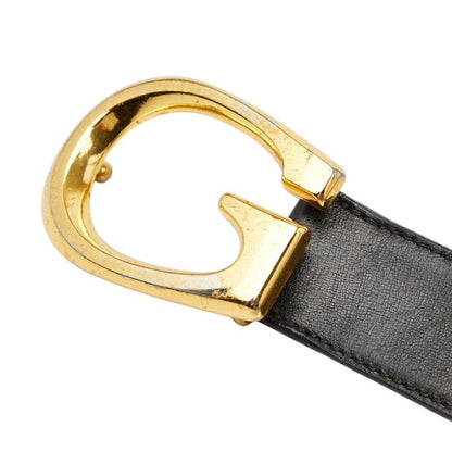 Gucci Vintage Belt 30 Black Leather