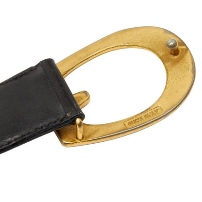 Gucci Vintage Belt 30 Black Leather