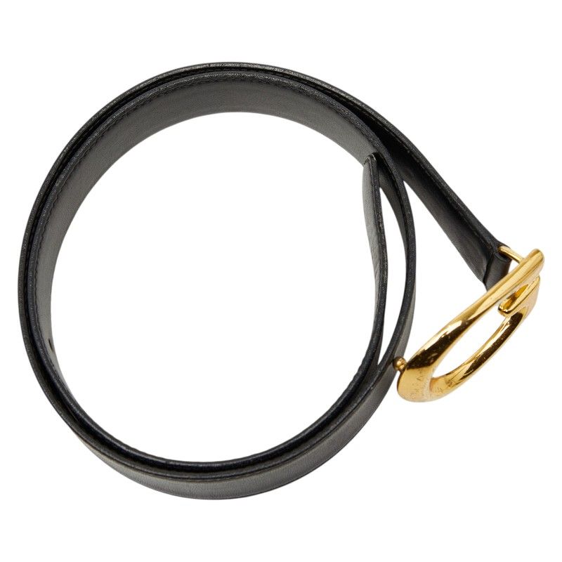 Gucci Vintage Belt 30 Black Leather