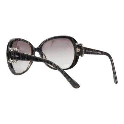 Bvlgari Sunglasses Gradient Lens Gray Black Plastic Eyewear