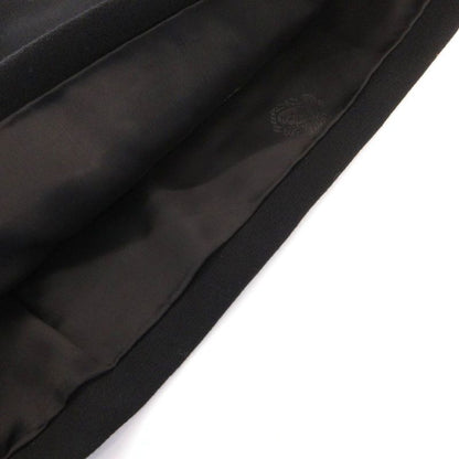 Versace Gianni Suit Set Formal Jacket Skirt Wool Knee Length Black