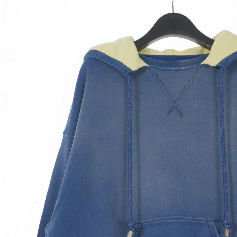 Loewe Hoodie Washed Long Sleeve M Indigo