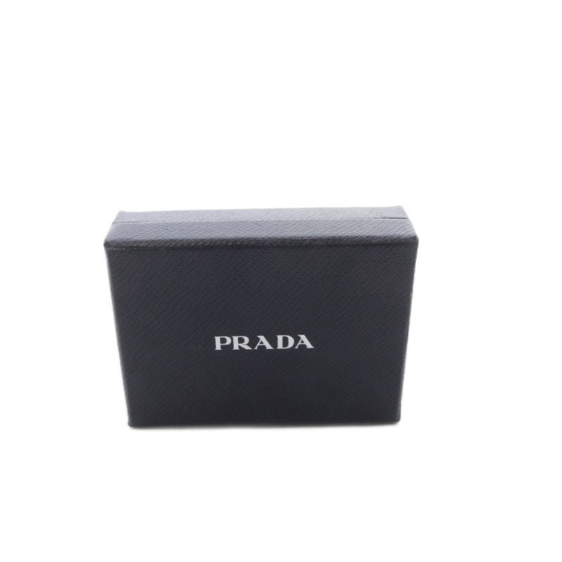 Prada Key Case Leather Ring with Pink