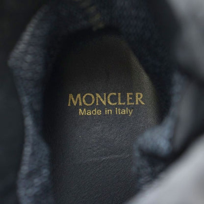 Moncler Rain Don't Care Short Boots 37 Black Side Zip Pull Tab Thick Sole RI