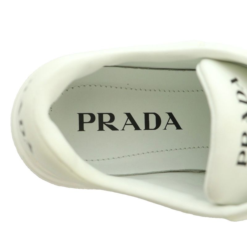 Prada Sneakers Shoes Leather 36 White