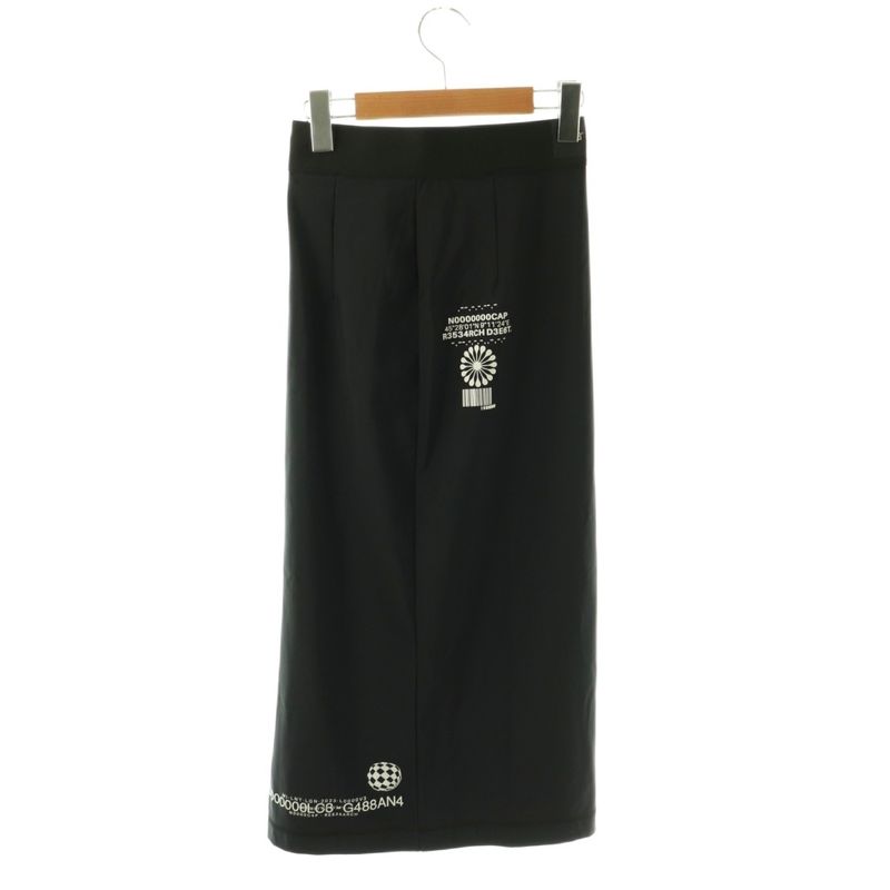 Dolce & Gabbana Spandex Jersey Tight Skirt 38 Black White CX