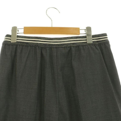 Miu Miu Waist Logo Virgin Louis e Pants Straight 36 Gray