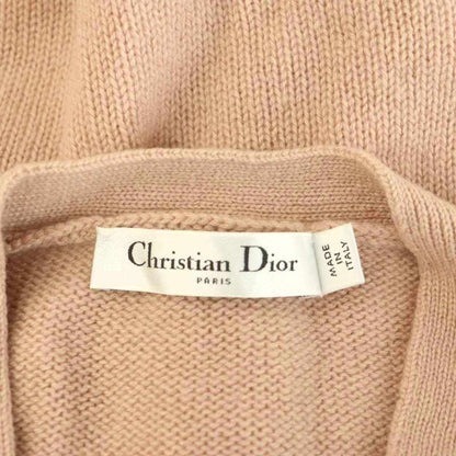 Dior Tribales Cashmere Cardigan Knit Long Sleeve 34 Pink