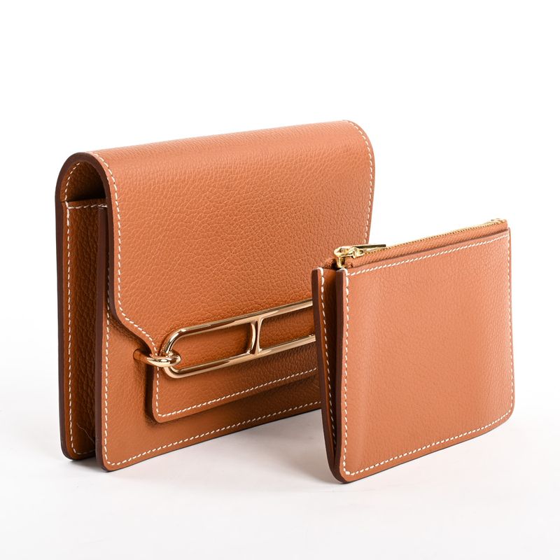 Hermes Compact Wallet Roulis Slim