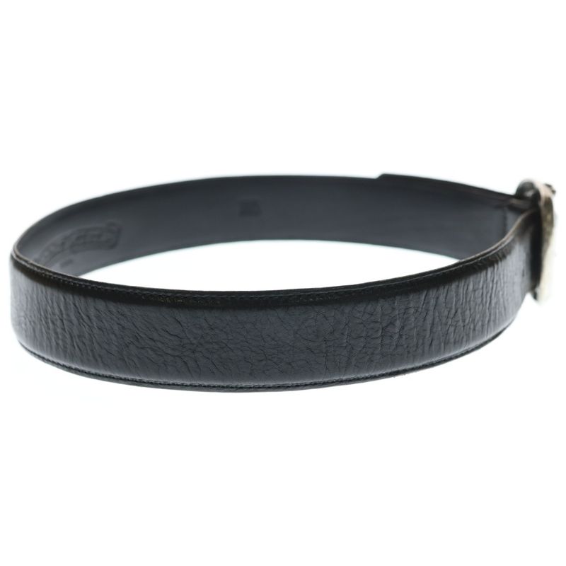 Chrome Hearts Blt Gunslinger Buckle Leather Belt Silver