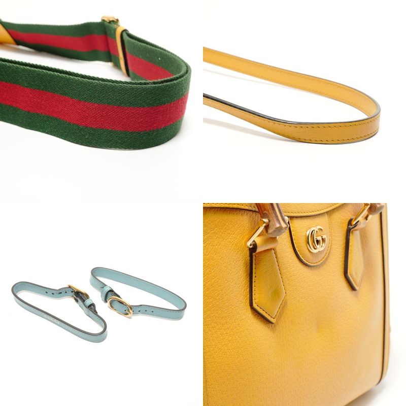 Gucci Handbag Diana Small Bamboo 3way
