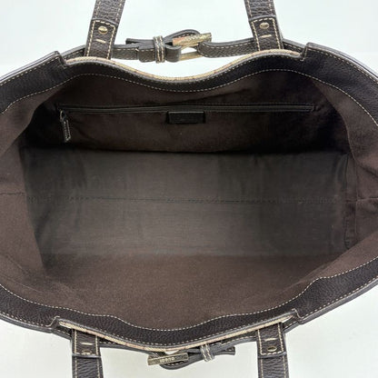 Gucci GG Crystal Tote Pattern 2-Way Shoulder Bag Brown