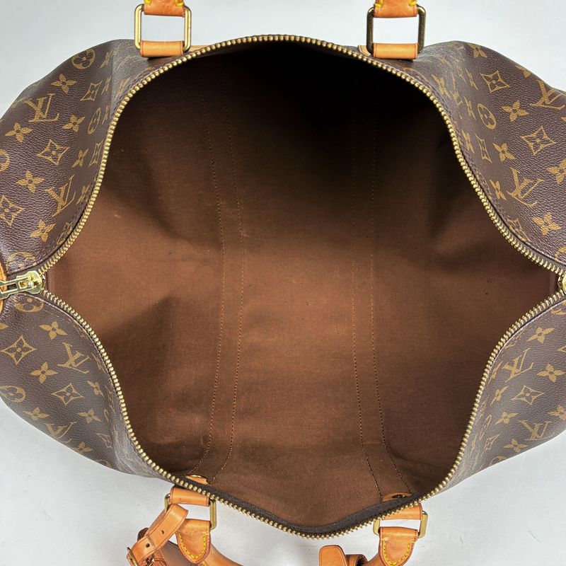 Louis Vuitton Keepall 50 Boston Bag Monogram Brown