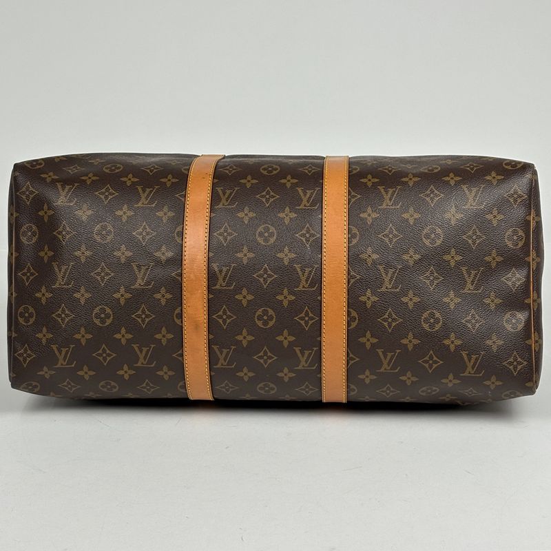 Louis Vuitton Keepall 50 Boston Bag Monogram Brown