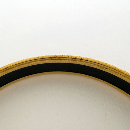 Hermes Enamel PM Bracelet Cloisonne Bangle Red Gold