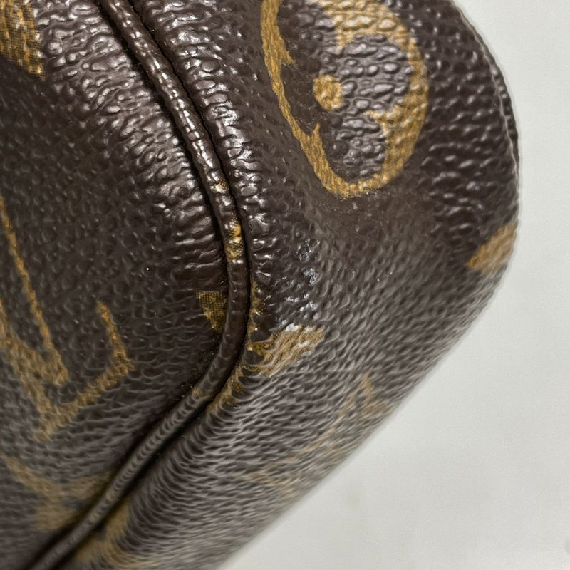 Louis Vuitton Pochette Makeup Cosmetics Pouch Monogram Brown