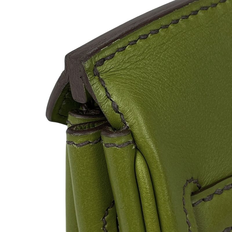Hermes Birkin 25 Handbag Anise Green