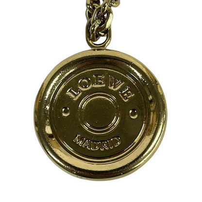 Loewe Key Holder Gold Keychain