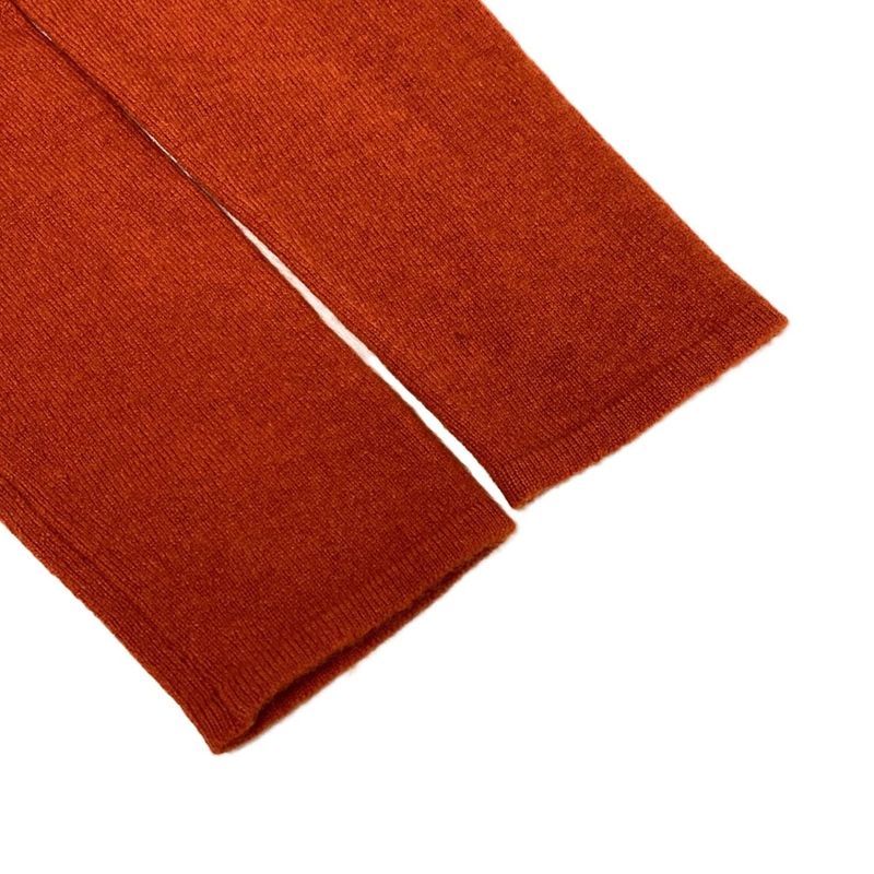 Hermes Cardigan SM Orange Long Sleeve Zip Up Cashmere
