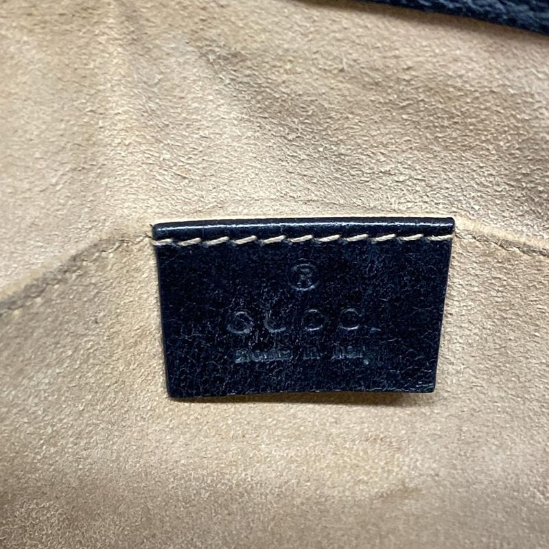 Gucci Handbag Ophidia Black Green Red Leather