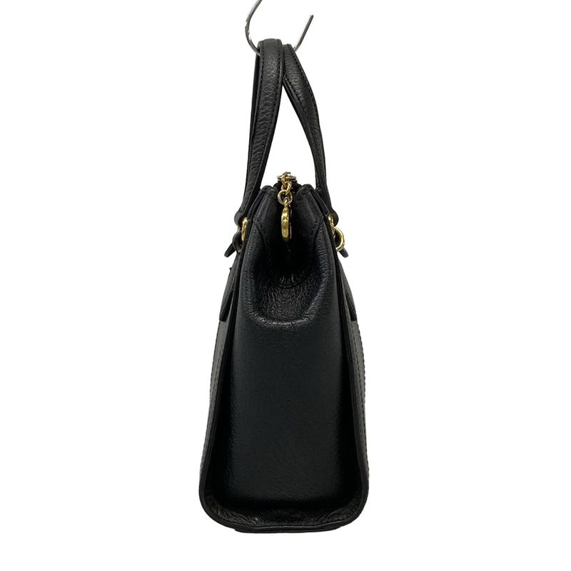 Gucci Handbag Ophidia Black Green Red Leather