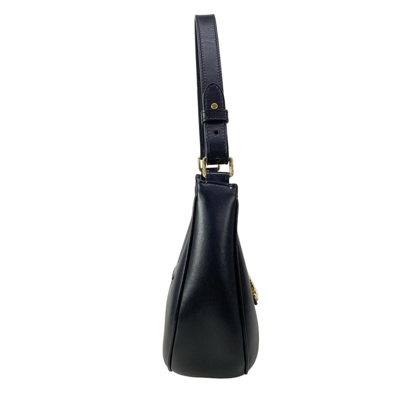 Celine Shoulder Bag Ava Triomphe Black