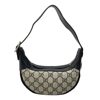 Gucci Ophidia GG Mini Bag Navy Ivory Red Leather