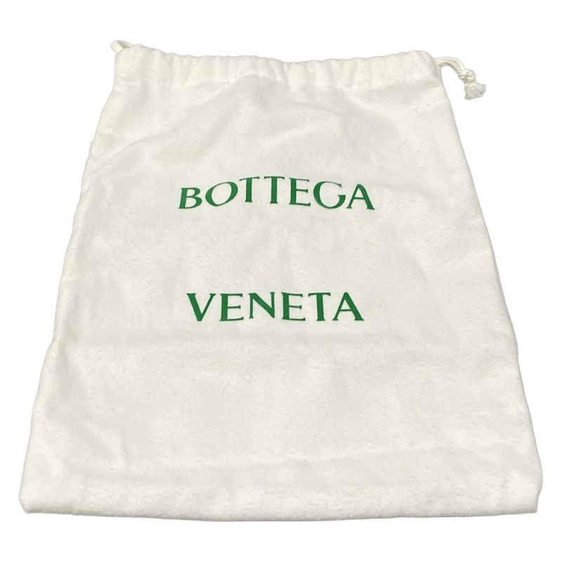 Bottega Veneta Handbag Double Knot Blue Green Leather