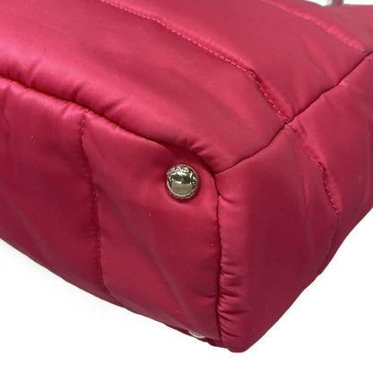 Prada Tote Tessuto Bomber Pink Leather